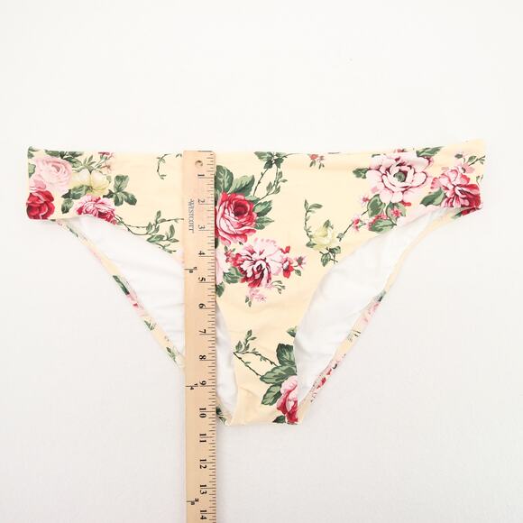 Antonio Melani x Style Bungalow Bikini Bottom Mira Flores Garden Cream XL NWT - Picture 3 of 12